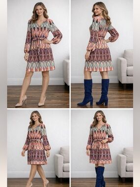 Lovely silk designer Charlie Jade dress - mint condition - all seasons!